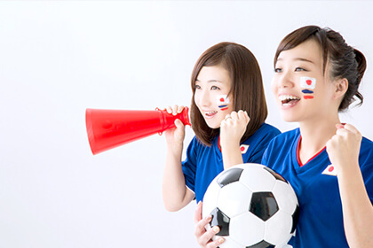 仲間とワイワイ